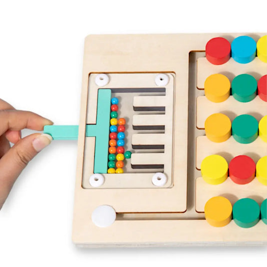 Brinquedo Montessori - Tabuleiro Puzzle