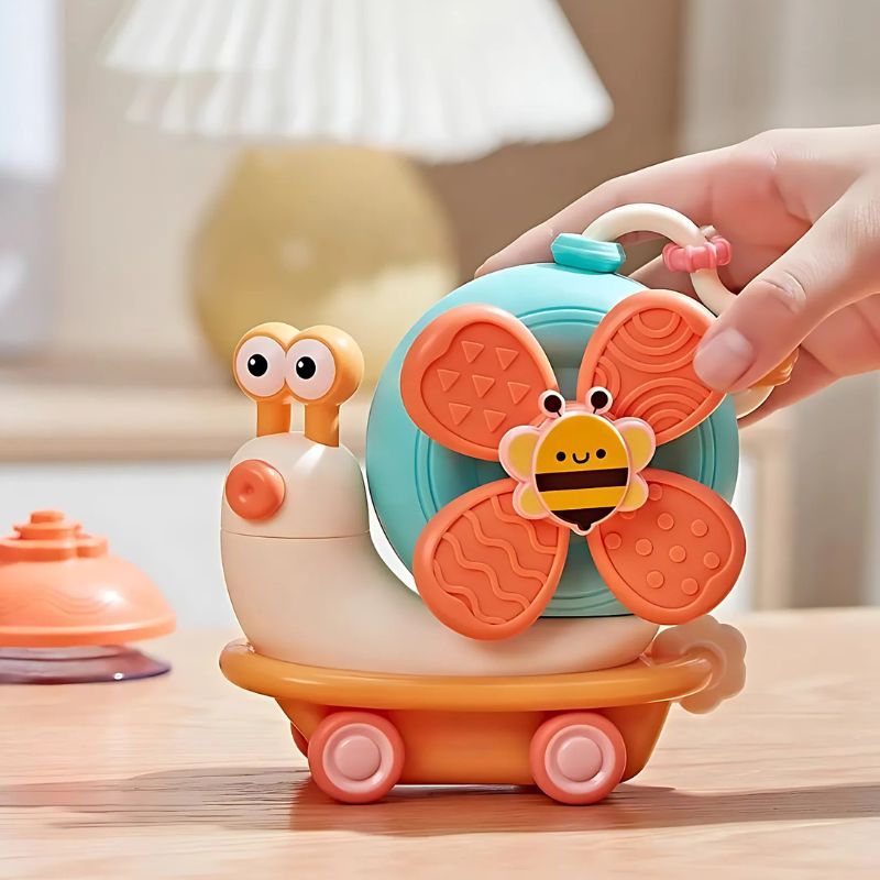 Brinquedo Sensorial 1 Ano | Caracol Spinner